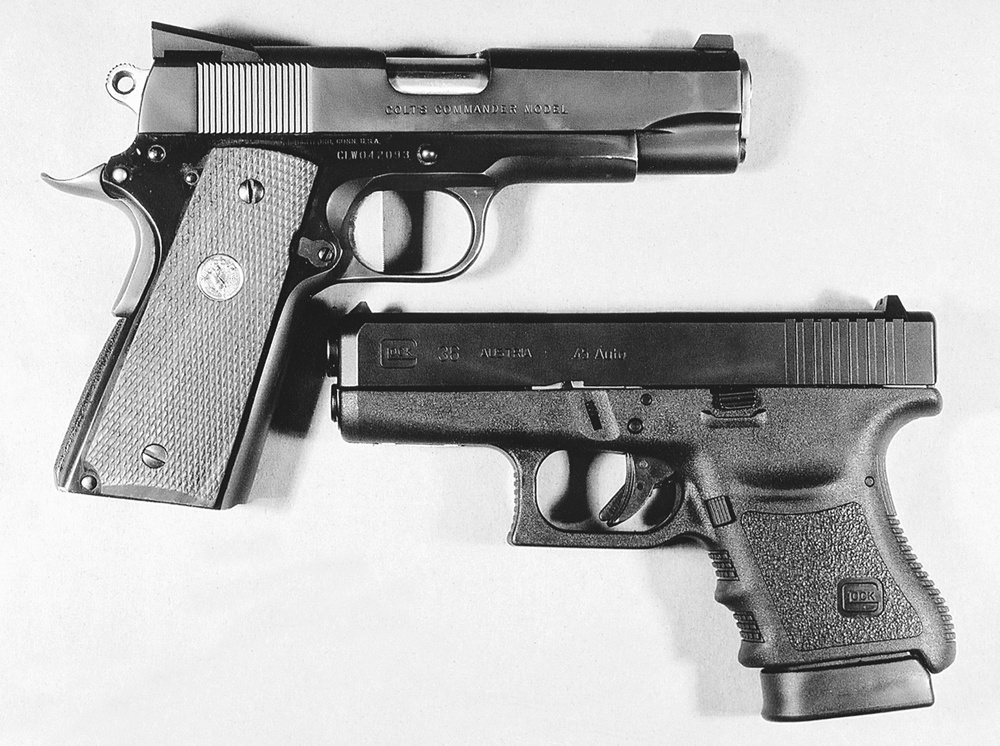 2 handguns