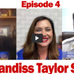 Sheriff Mack and Sheriff Dar Leaf talk with Dr. Kandiss Taylor.