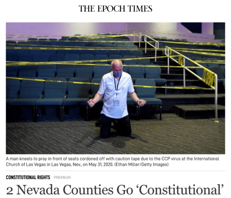 Sheriff Mack-2 Nevada Counties Go 'Constitutional'