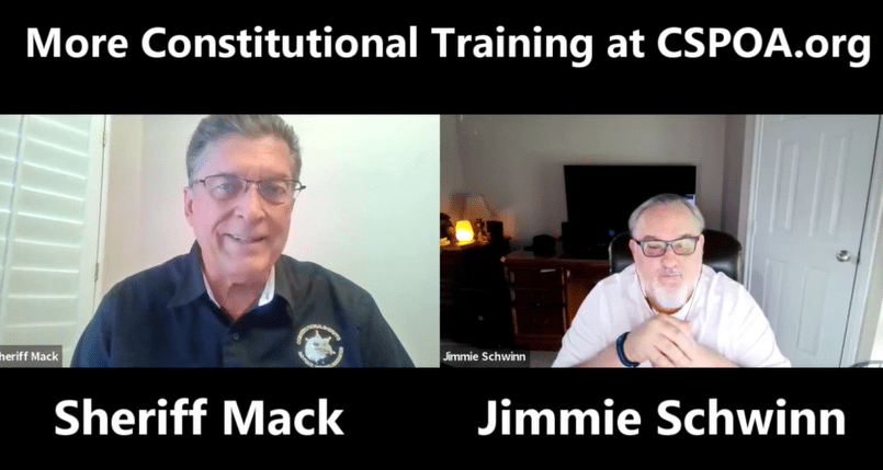 Sheriff Mack shares how Constitutional Sheriffs in America are standing up against tyranny in America!