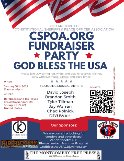CSPOA Fundraiser Part - God Bless the USA