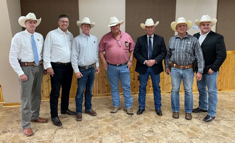Sheriff Mack with Texas Sheriffs in Burnet, TX