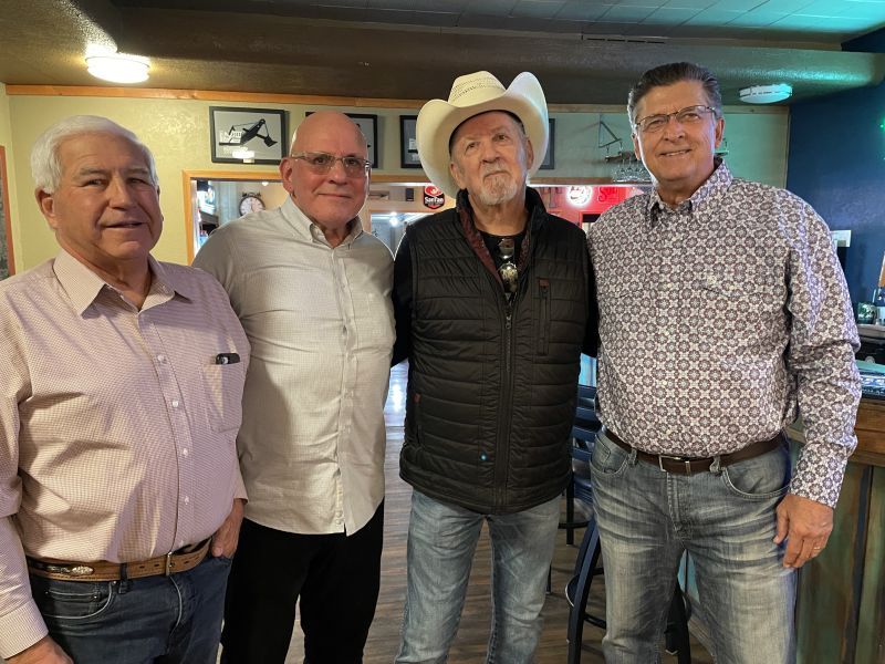 Sheriff Mack and some old buddies at their 50th high school reunion in Safford, AZ