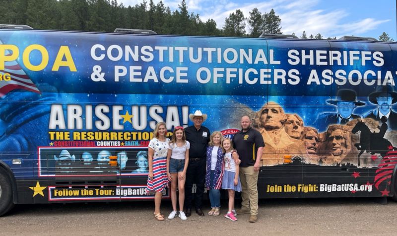 Sheriff Mack and his wife Dawn with some of their kids and grandkids