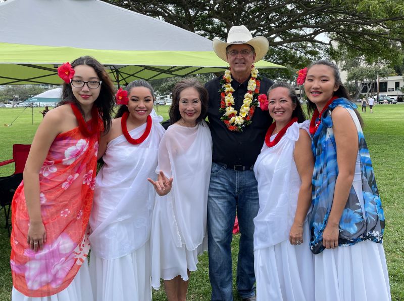 Sheriff Mack at the Freedom Rally in the Park, Honolulu, HI